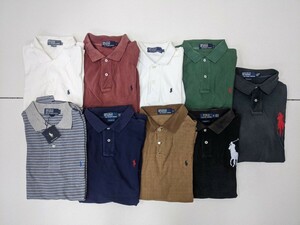 13．9点セット POLO RALPH LAUREN ポロラルフローレン 鹿の子 半袖ポロシャツ 長袖×1 メンズL.XL相当707