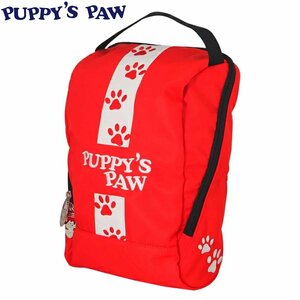 ★PUPPY’S PAW　仔犬の肉球 PPSC-01 シューズケーズ（レッド）★送料無料★シューズバッグ★