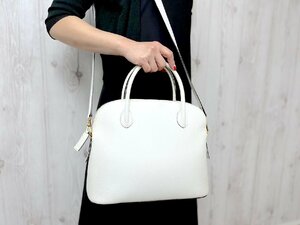 極美品 CELINE セリーヌ ハンドバッグ ショルダーバッグ バッグ レザー 白 2WAY 72741