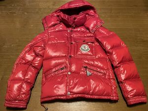 程度良好です モンクレール K2 シャイニーレッド　赤　サイズ0 moncler 管14