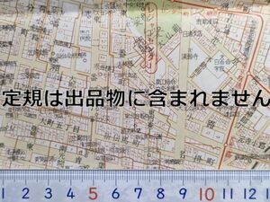 mc04【地図】仙台市 昭和39年 [市電 仙台駅構内東北本線仙石線連絡線 東口駅 丸光 青葉劇場 中劇 名画座 東北劇場 日活館 長町/ミリオン