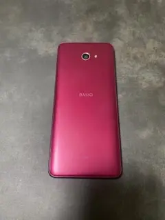 KYV47SRU BASIO スマートフォン 本体 ワインレッド