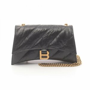 バレンシアガ Crush ブランドオフ BALENCIAGA レザー ショルダーバッグ カーフ レディース