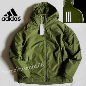 メンズ O（XL) ◆未使用 定価19,800円 adidas アディダス 悪天候対応 撥水 中綿 ジャケット 軽量 高機能 防寒 中わた リフレクター H55342 