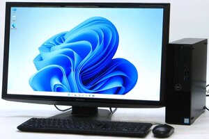 DELL Optiplex 3070-9500SF ■27インチ 液晶セット■ i5-9500/SSD/DVDマルチ/Radeon R5 340/第9世代/最新OS搭載 /Windows11 デスクトップ