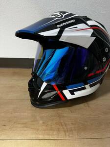 アライ Arai TOURCROSS3 Mサイズ　山城ミラーシールド付き