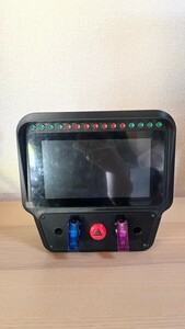 【HT】 武工房 PowerTune Digital Dash デジタルダッシュディスプレイ用 スタンド 汎用 トグルスイッチ5連穴タイプ ※樹脂スタンド本体のみ