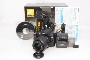 【美品】ニコン Nikon D5000 18-55 VR レンズ キット AF-S DX NIKKOR 18-55mm f/3.5-5.6G VR 《元箱付き》　2307006Y