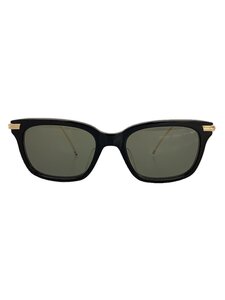 THOM BROWNE. NEW YORK◆サングラス/ウェリントン/プラスチック/BLK/BLK/メンズ/TB-701-A-BLK-GLD-49