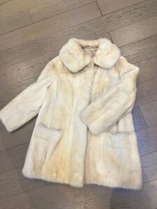 【17A】ミンクmink ◆最高級毛皮 ■ 中古品■着丈75cm◆ MINK 毛皮 コート ボリューム