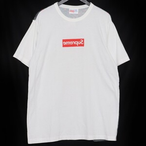 SUPREME × COMME DES GARCONS SHIRT Digi Camo Box Logo Tee XL ホワイト シュプリーム コムデギャルソン ディジカモボックスロゴTシャツ