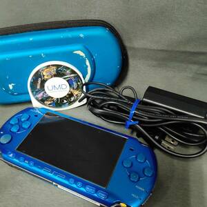 060527 265487-2 SONY ソニー playstationportable PSP モンスターハンター3ｒｄ モンハン3 充電器付き 通電のみ確認 USED品