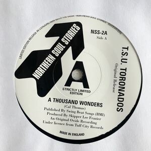 T.S.U. TORONADOS / A THOUSAND WONDERS // 7” ★ MODERN SOUL northern raregroove レアグルーヴ