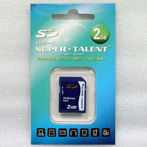 SDカード【2GB】スーパータレント ST02SD【即決】SUPER TALENT (アーキサイト販売) スタンダード★4582353562207 新品