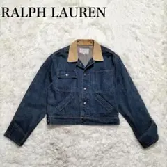 【希少】RALPH LAUREN　デニムジャケット　襟コーデュロイ 90s