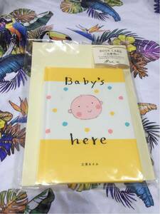 新品　HELLO baby here 赤ちゃん メモリーブック