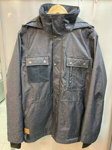 ☆未使用品　QUIKSILVER クイックシルバー　15K DRY FLIGHT フード付ジャケット　PREMIUM COLLECTON アウタージャケット　Sサイズ