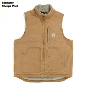 Carhartt Sherpa Lined Vest JA24061 カーハート ベスト ボアベスト ボアライニング