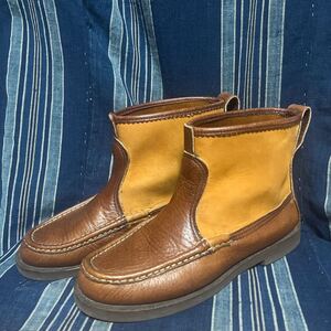 loftman別注 russell moccasin knock a bout boots usa モカシン ノックアバウト ブーツ アメリカ製 ロフトマン別注