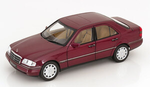 norev 1/18 Mercedes Benz C class W202 Saloon 1993　レッドメタリック　メルセデス　ベンツ　ノレブ