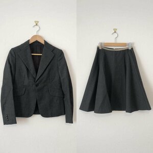 Scye 36 サイ スーツ ひざ丈スカート ウールテーラードジャケット　フレアスカート Suits Medium Skirt 10036667