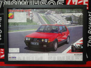 ★☆FIAT Ritmo Abarth 130TC　フィアット　リトモ　アバルト　A3　当時物　広告　切抜き　雑誌　ポスター☆★