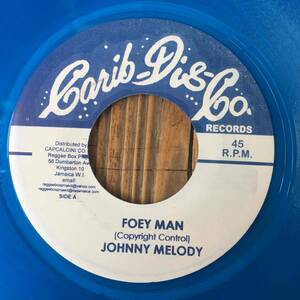 ★送料込み！美盤！1968！A/SKINS！B要チェック【Johnny Melody - Foey Man / Glen Adams - My Argument】7inch Carib-Dis-Co. JA Reissue