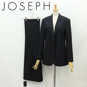 新品◆JOSEPH ジョゼフ 1釦 ジャケット＆パンツ スーツ セットアップ 黒 ブラック 42/40