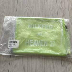 未開封●MILKFED. ミルクフェド CLEAR CLUTCH BAG クリア クラッチ バッグ/バック/AT HEAVEN 27/ライトグリーン/ポーチ/小物入れ★948-4