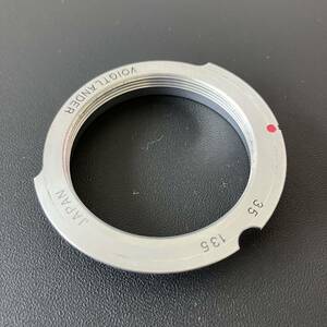 ●【Voigtlander フォクトレンダー】アダプターリング 35/135mm/カメラ用/美中古/ライカに使用/L-M変換リング