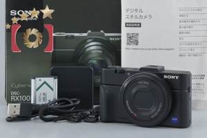 【中古】SONY ソニー Cyber-Shot DSC-RX100M2 ブラック デジタルスチルカメラ 元箱付き