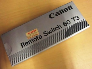 未使用 Canon キャノン 純正 リモート スイッチ 60T3 【e】