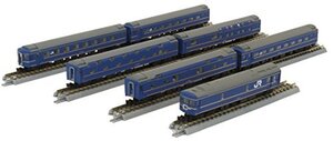 ロクハン Zゲージ T017-1 24系 北斗星 JR東日本・北海道編成 基本7両セット(中古品)　(shin