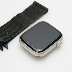 美品 Apple Watch Series7 45mm Cellular スターライト 白ロム 本体 即日発送 土日祝発送OK あすつく