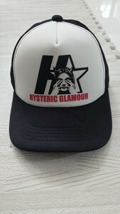 ヒステリックグラマー HYSTERIC GLAMOUR キャップ 帽子 メッシュキャップ 黒 ブラック　送料無料