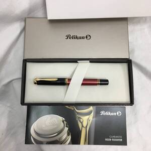 【使用わずか】Pelikan ペリカン スーベレーン M400 ボルドー 14K EF 極細字 ギフトボックス付 保証書付