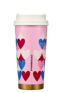 B112 国内発送 セール★スターバックス スタバ★ホワイトデー 韓国スタバ loveinparis ハート エルマ ステンレス タンブラー 473ml