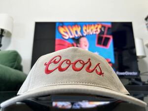 American Needle 企業 クアーズ COORS BEERキャップ　ベージュ