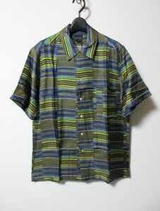 XS ユニセックス 新品 定価41800円 BANANATIME バナナタイム HAWAIIAN SHIRT 総柄 シルク ハワイアンシャツ アロハシャツ シャツ