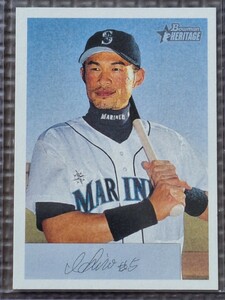 2002 Bowman Heritage #261 ICHIRO SUZUKI Seattle Mariners Orix Blue Wave