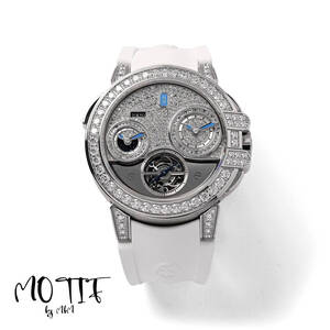 【純正ダイヤモンド】HARRY WINSTON ハリーウィンストン オーシャン トゥールビヨン GMT 400-MATTZ45W