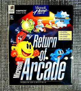 【4477】Microsoft Return of Arcade リターン オブ アーケード パックマン ギャラクシアン ディグダグ ポールポジション Pac-Man Galaxian