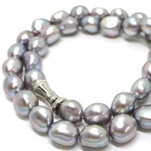 大珠!!TASAKI(田崎真珠)《本真珠ネックレス》U 72.9g 約47cm 約10.5-11.5mm珠 pearl パール necklace ジュエリー jewelry EB0/EE0