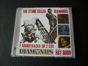 ロイ・バッド (ROY BUDD) 2作品 映画「シンジケート/MR. ダイヤモンド」(THE STONE KILLER/DIAMONDS) サントラ (2枚組・SILVA SCREEN/UK盤)