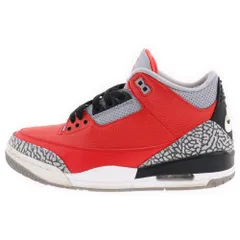 NIKE (ナイキ) AIR JORDAN 3 RETRO SE UNITE FIRE RED エアジョーダン3 ユナイトファイアレッド ハイカットスニーカー レッド US9/27cm CK5692-600