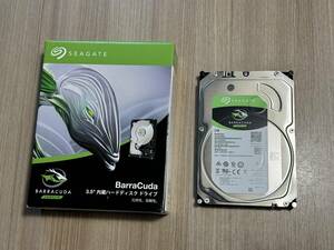 Seagate BarraCuda 3.5インチ 2TB 内蔵 ハードディスク HDD 6Gb/s 256MB 7200rpm 使用時間27時間