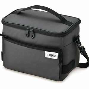 ★サーモス THERMOS 新品 5層断熱構造 折りたためる アウトドア レジャー 保冷 クーラーバッグ 鞄 BAG かばん 5L[RFD005-BK]一 六★QWER★