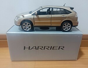 トヨタ 2代目 ハリアー HARRIER 30 後期 1/30 カラーサンプルミニカー ベージュメタリック 箱付非売品