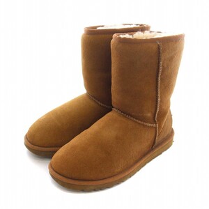 アグ オーストラリア UGG australia W CLASSIC SHORT クラシック ショート ムートンブーツ W5 22cm チェスナット ブラウン 5825