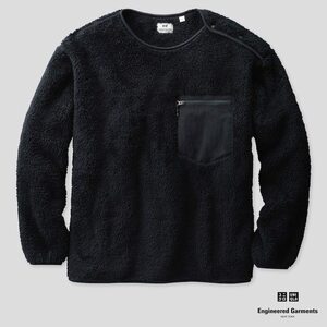 新品 Uniqlo Engineered Garments ユニクロ エンジニアド ガーメンツ フリース プルオーバー ネイビー M